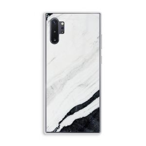 Elegante marmer: Samsung Galaxy Note 10 Plus Transparant Hoesje