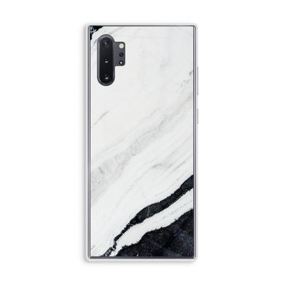 Elegante marmer: Samsung Galaxy Note 10 Plus Transparant Hoesje