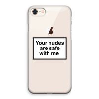 Safe with me: iPhone 8 Transparant Hoesje
