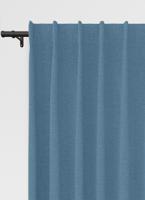 Staba gordijn - Washed Blue met Enkele plooi