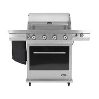 Boretti Maggiore 3800 W Barbecue Natuurlijk gas Tafelblad Roestvrijstaal - thumbnail