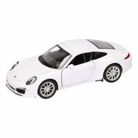 Speelgoed Porsche 911 Carrera S wit Welly autootje 1:36 - Speelgoed auto's