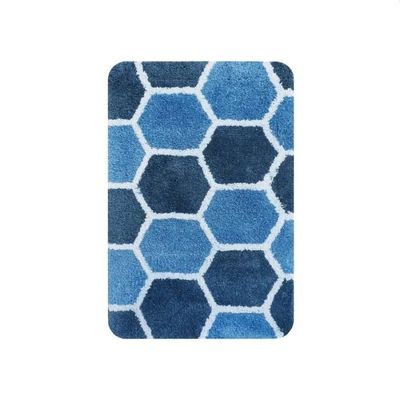 Badmat Blauw Rennes 60X90cm