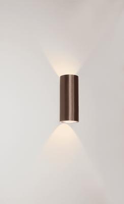 Artdelight Led wandspotBrody2 Up - Down 2-lichts bronsbruin - WL BRODY2 BG