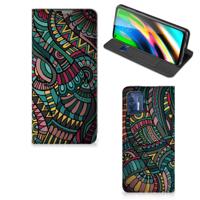 Motorola Moto G9 Plus | Hoesje met Magneet | Aztec Motorola Moto G9 Plus | Hoesje met Magneet | Aztec