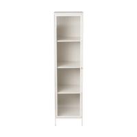 Hoge kast Luca met deurtje - beige - 160x42x40 cm Hoge kast Luca met deurtje - beige - 160x42x40 cm