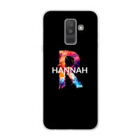 Abstract Spectrum: Samsung Galaxy A6 Plus (2018) Transparant Hoesje