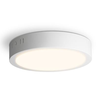 Plafondlamp Timmy - Rond - 18 Watt 1800 Lumen - Wit - 2700K warm wit - Plafonniere - 204mm - Compact design