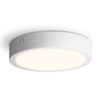 Plafondlamp Timmy - Rond - 18 Watt 1800 Lumen - Wit - 2700K warm wit - Plafonniere - 204mm - Compact design
