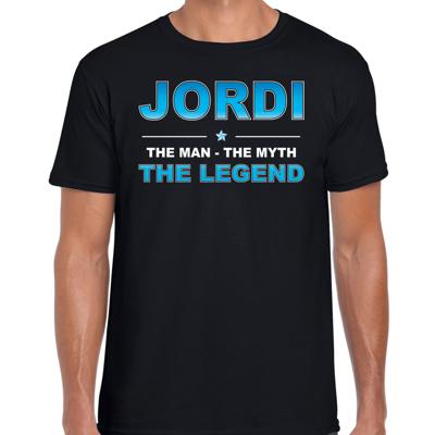 Jordi Voornaam cadeau - The man, The myth the legend - zwart - voor heren - verjaardag Jordi Voornaam cadeau - The man, The myth the legend - zwart - voor heren - verjaardag