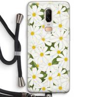 Summer Daisies: OnePlus 6 Transparant Hoesje met koord - thumbnail
