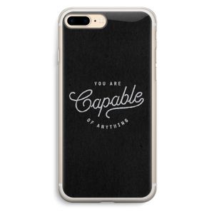 Capable: iPhone 7 Plus Transparant Hoesje