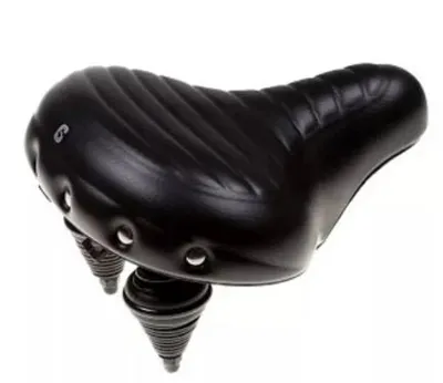 Fietszadel Selle Comfort Wave - Zwart