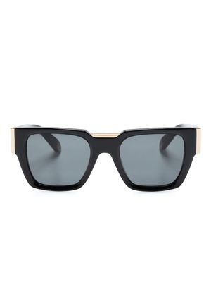 Philipp Plein Eyewear lunettes de soleil carrées à logo gravé - Noir