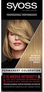 Syoss Color 7-1 Natuurlijk Middenblond