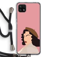 Confidence: Samsung Galaxy A22 5G Transparant Hoesje met koord