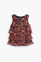 Mouwloos bedrukt T-shirt - RED - L