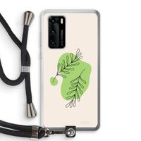 Beleaf in you: Huawei P40 Transparant Hoesje met koord