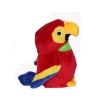 Pluche rode ara papegaai knuffels 15 cm - thumbnail