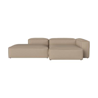 Bolia Cosima 3-zits bank 300 cm chaise longue rechts open eind Vilme dark beige