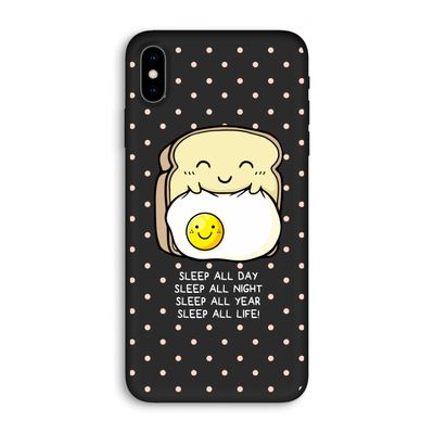 Sleep All Day: iPhone XS Max Biologisch afbreekbaar hoesje