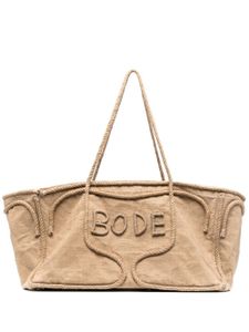 BODE sac cabas oversize à détails de cordes - Tons neutres