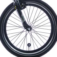 Alpina voorwiel 22 hlqc trail zwart zw spk