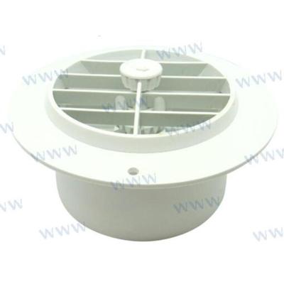 WBCL004092A - WIT VERSTELBAAR PVC-ROOSTER afm. 100 mm