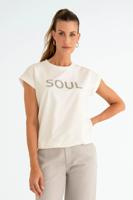 Maicazz Suse - T-shirt Sp26.75.014 T-shirt Korte Mouw Offwhite - Silver