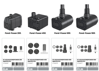 SF Aqua & Pond Power 200 service kit SF Aqua & Pond Power 200 service kit