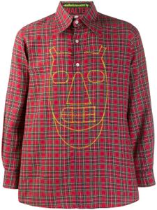 Walter Van Beirendonck Pre-Owned chemise Pixidust à carreaux - Rouge