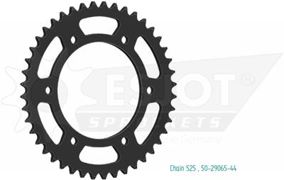 ESJOT Chain wheel 525 46z steel black