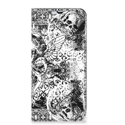 Mobiel BookCase Samsung Galaxy A23 Skulls Angel