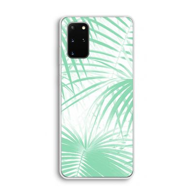 Palmbladeren: Samsung Galaxy S20 Plus Transparant Hoesje