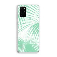Palmbladeren: Samsung Galaxy S20 Plus Transparant Hoesje