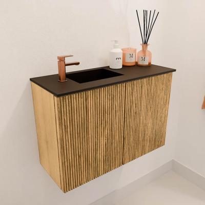 Toiletmeubel Mondiaz Joya | 60 cm | Meubelkleur Oak | Faye wastafel Urban Links | 1 kraangat Toiletmeubel Mondiaz Joya | 60 cm | Meubelkleur Oak | Faye wastafel Urban Links | 1 kraangat