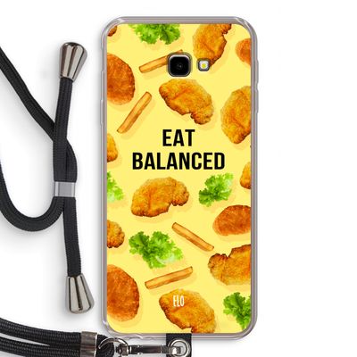 Eat Balanced: Samsung Galaxy J4 Plus Transparant Hoesje met koord