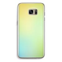 Minty mist pastel: Samsung Galaxy S7 Edge Transparant Hoesje - thumbnail