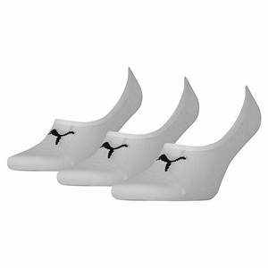 Puma sokken Footies wit 3-pack unisex-39-42