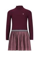 Like Flo winter jurk meisjes - rood - Miley - glitter rok