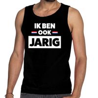 Zwart Ik ben ook jarig tanktop / mouwloos shirt voor