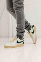 Nike Court Vision Low Sneakers Heren Wit/Groen - Maat 42 - Kleur: WitGeelGroen | Soccerfanshop