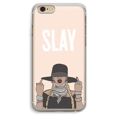 Slay All Day: iPhone 6 Plus / 6S Plus Transparant Hoesje