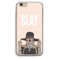 Slay All Day: iPhone 6 Plus / 6S Plus Transparant Hoesje