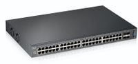 Zyxel XGS2210-52 Managed L2 Gigabit Ethernet (10/100/1000) 1U Zwart - thumbnail