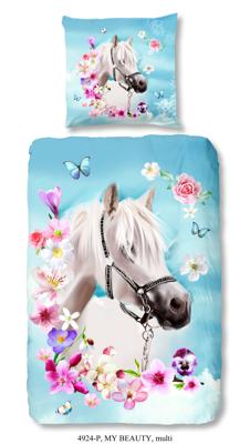 Good Morning Kinderdekbedovertrek "paard" - Multi - (135x200 cm) - Katoen Good Morning Kinderdekbedovertrek "paard" - Multi - (135x200 cm) - Katoen