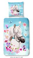 Good Morning Kinderdekbedovertrek "paard" - Multi - (135x200 cm) - Katoen