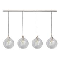 ETH Stoere hanglamp Calvello 4-lichts metaalgrijs 05-HL4411-60