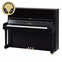 Yamaha SE122 SH3 PE messing silent piano (zwart hoogglans)