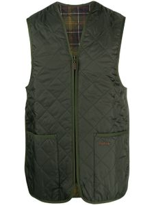 Barbour gilet matelassé à design réversible - Vert